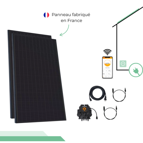 Kit Autoconsommation VOLTEC 2 panneaux Monophasé