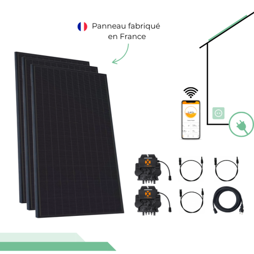 Kit_Autoconsommation_VOLTEC_3 panneaux_Monophasé