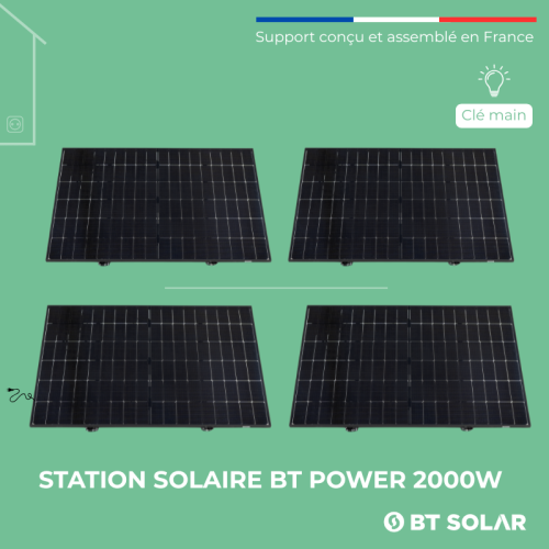 Station Solaire SunPower 2000 Wc