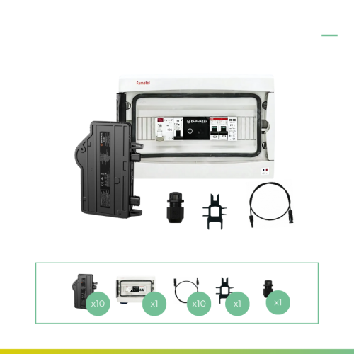 Kit 10 micro-onduleurs coffret ENPHASE