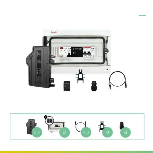 Kit 13 micro - onduleurs + coffret Enphase IQ8-P