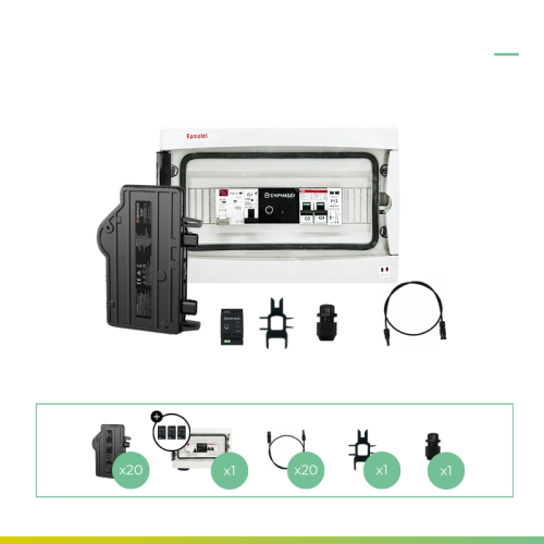 Kit 20 micro-onduleurs + coffret Enphase IQ8-P