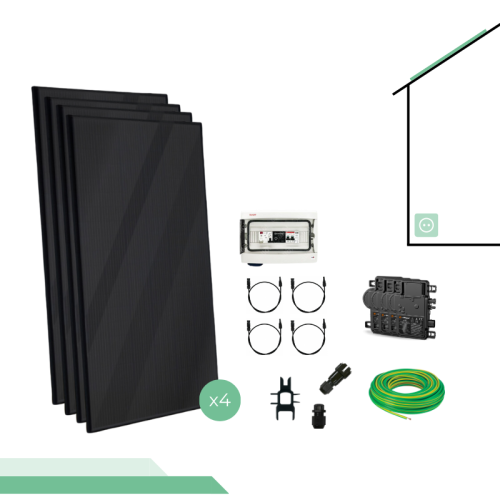 Kit-autoconsommation-VOLTEC-4 panneaux-monophasé